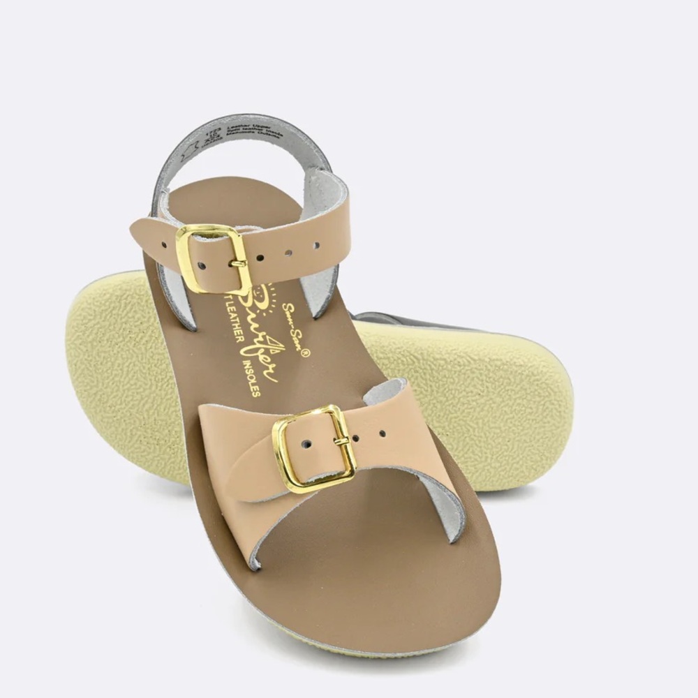 Sun-San Surfer Sandal - Latte - size 10